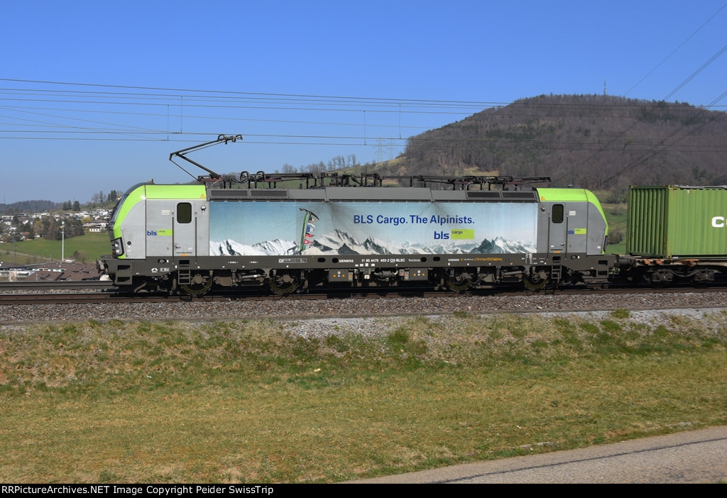 Vectron in Swiss freight transit Italy-Germany